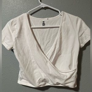Pacsun Me to We White Crop Medium